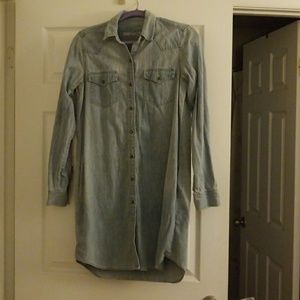 Gap denim shirt dress